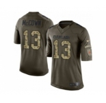 nike nfl jerseys cleveland browns #13 josh mcCown army green[nike Limited Salute To Service]