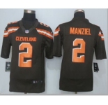 nike nfl jerseys cleveland browns #2 manziel brown[nike limited][new sty