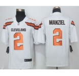 nike nfl jerseys cleveland browns #2 manziel white[nike limited][new style]