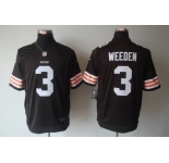 nike nfl jerseys cleveland browns #3 weeden brown[nike limited]