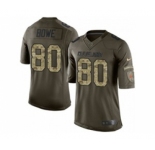 nike nfl jerseys cleveland browns #80 bowe army green[nike Limited Salute To Service]