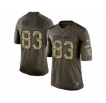 nike nfl jerseys cleveland browns #83 hartline army green[nike Limited Salute To Service]