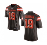 Men's Nike Cleveland Browns #19 Corey Coleman Game Brown Team Color NFL Jersey