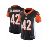 Women Nike Cincinnati Bengals #42 Clayton Fejedelem Black Team Color Vapor Untouchable Limited Player NFL Jersey