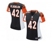 Women Nike Cincinnati Bengals #42 Clayton Fejedelem Game Black Team Color NFL Jersey