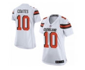 Women Nike Cleveland Browns #10 Sammie Coates Game White NFL Jersey