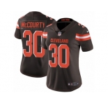 Women Nike Cleveland Browns #30 Jason McCourty Brown Team Color Vapor Untouchable Limited Player NFL Jersey