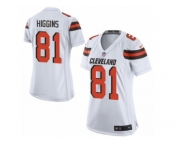 Women Nike Cleveland Browns #81 Rashard Higgins Game White NFL Jersey