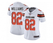 Women Nike Cleveland Browns #82 Kasen Williams White Vapor Untouchable Limited Player NFL Jersey