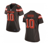 Women's Cleveland Browns #10 Robert Griffin III Brown Home Jersey