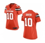 Women's Cleveland Browns #10 Robert Griffin III Orange Jersey