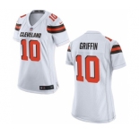 Women's Cleveland Browns #10 Robert Griffin III White Jersey
