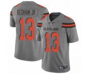 Women's Cleveland Browns #13 Odell Beckham Jr. Limited Gray Inverted Legend Football Jersey