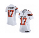 Women's Nike Cleveland Browns #17 Brock Osweiler Limited White NFL Jersey