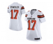 Women's Nike Cleveland Browns #17 Brock Osweiler Limited White NFL Jersey