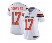 Women's Nike Cleveland Browns #17 Brock Osweiler Vapor Untouchable Limited White NFL Jersey