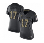 Women's Nike Cleveland Browns #17 Greg Joseph Limited Black 2016 Salute to Service NFL Jersey