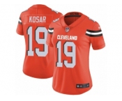 Women's Nike Cleveland Browns #19 Bernie Kosar Vapor Untouchable Limited Orange Alternate NFL Jersey