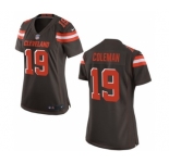 Women's Nike Cleveland Browns #19 Corey Coleman Brown Team Color NFL Jersey