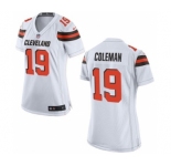 Women's Nike Cleveland Browns #19 Corey Coleman White NFL Jersey
