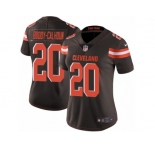 Women's Nike Cleveland Browns #20 Briean Boddy-Calhoun Vapor Untouchable Limited Brown Team Color NFL Jersey