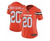 Women's Nike Cleveland Browns #20 Briean Boddy-Calhoun Vapor Untouchable Limited Orange Alternate NFL Jersey
