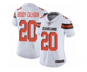 Women's Nike Cleveland Browns #20 Briean Boddy-Calhoun Vapor Untouchable Limited White NFL Jersey