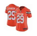 Women's Nike Cleveland Browns #29 Duke Johnson Vapor Untouchable Limited Orange Alternate NFL Jersey