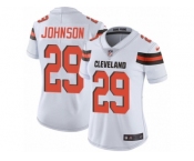 Women's Nike Cleveland Browns #29 Duke Johnson Vapor Untouchable Limited White NFL Jersey