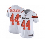 Women's Nike Cleveland Browns #44 Nate Orchard Limited White NFL Jersey