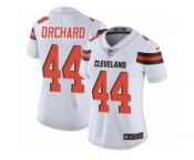 Women's Nike Cleveland Browns #44 Nate Orchard Limited White NFL Jersey