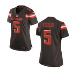 Women's Nike Cleveland Browns #5 Cody Kessler Brown Team Color NFL Jersey