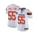Women's Nike Cleveland Browns #55 Danny Shelton Vapor Untouchable Limited White NFL Jersey