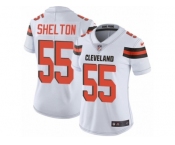 Women's Nike Cleveland Browns #55 Danny Shelton Vapor Untouchable Limited White NFL Jersey