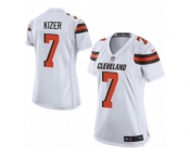 Women's Nike Cleveland Browns #7 DeShone Kizer Limited White NFL Jersey
