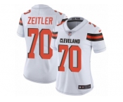 Women's Nike Cleveland Browns #70 Kevin Zeitler Vapor Untouchable Limited White NFL Jersey