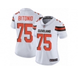 Women's Nike Cleveland Browns #75 Joel Bitonio Vapor Untouchable Limited White NFL Jersey