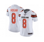 Women's Nike Cleveland Browns #8 Kevin Hogan Vapor Untouchable Limited White NFL Jersey