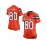 Women's Nike Cleveland Browns #80 Ricardo Louis Limited Orange Alternate NFL Jersey