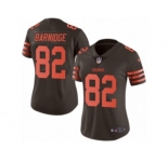 Women's Nike Cleveland Browns #82 Gary Barnidge Limited Brown Rush NFL Jersey