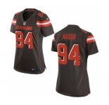 Women's Nike Cleveland Browns #94 Carl Nassib Brown Team Color NFL Jersey
