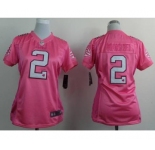 nike women nfl jerseys cleveland browns #2 manziel pink[nike loves]