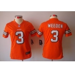 nike women nfl jerseys cleveland browns #3 weeden orange[nike limited]