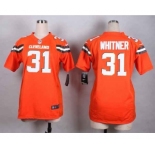 nike women nfl jerseys cleveland browns #31 whitner orange[nike][new style]