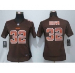 nike women nfl jerseys cleveland browns #32 brown brown[Strobe Limited]
