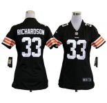 nike women nfl jerseys cleveland browns #33 richardson brown[nike]