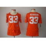 nike women nfl jerseys cleveland browns #33 richardson orange[breast cancer awareness]