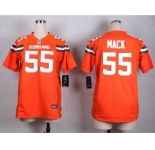 nike women nfl jerseys cleveland browns #55 mack orange[nike][new style]