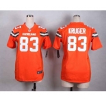 nike women nfl jerseys cleveland browns #83 hartline orange[nike][new style]