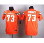 nike youth nfl jerseys cleveland browns #73 joe thomas orange[nike][new style]